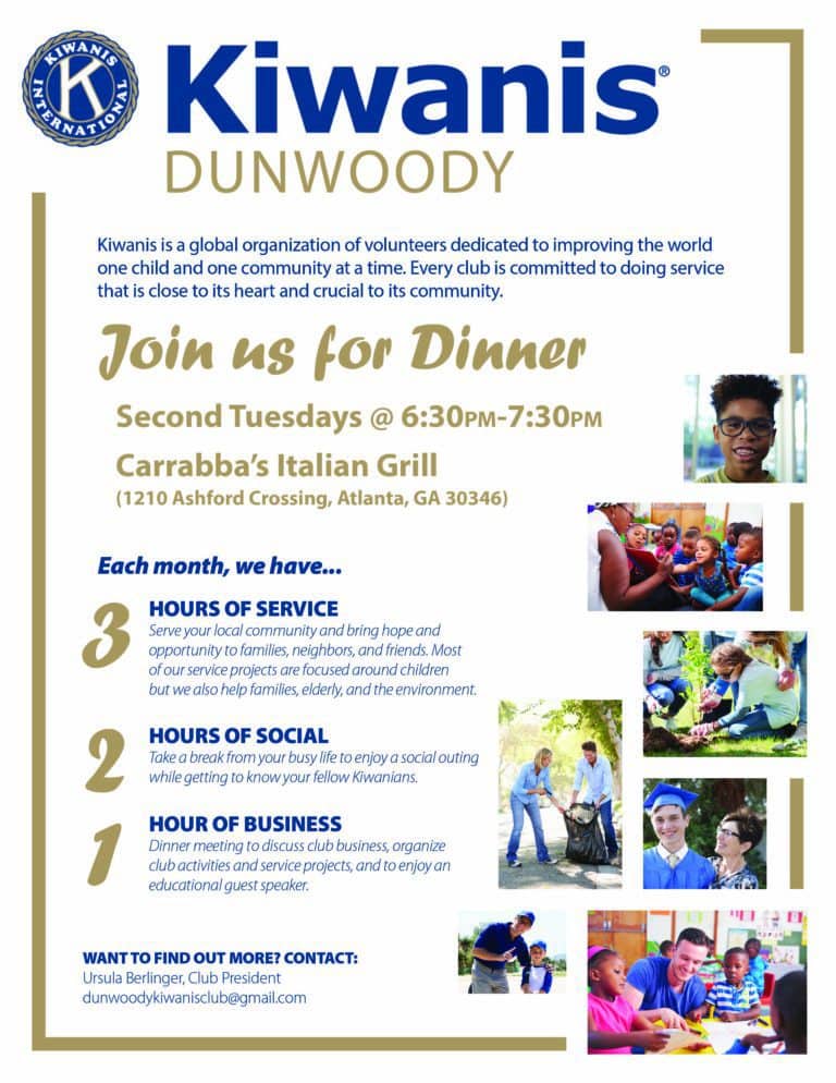 Dunwoody Kiwanis Club The Aha! Connection