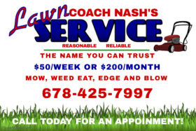 Coach Nash’s Lawn Service
