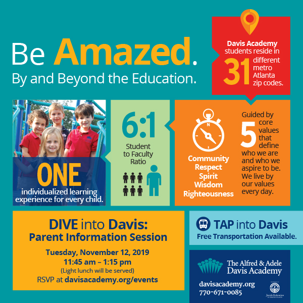 The Davis Academy - Parent Information Session on November 12!