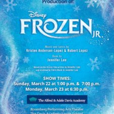 Postponed:  The Davis Academy's All-School Musical: Frozen, JR.