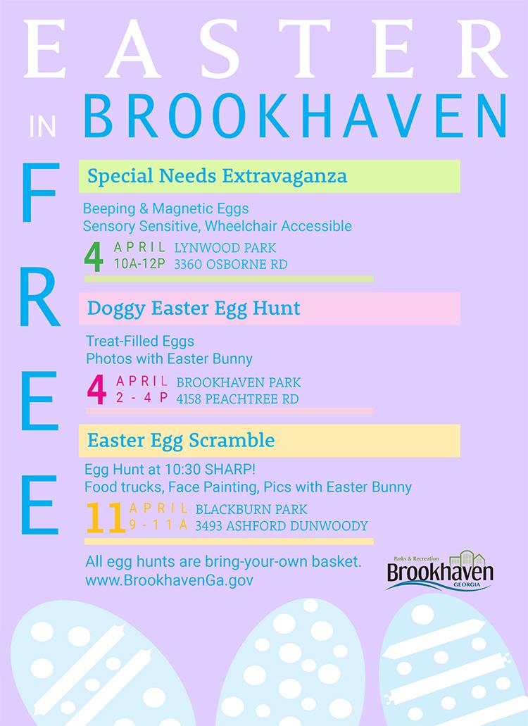 Brookhaven Easter Egg Scramble on April 11