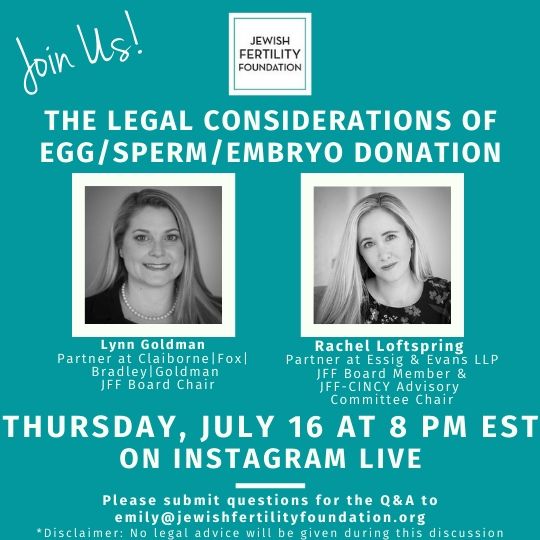 Instagram Live: The Legal Considerations of Egg/Sperm/Embryo Donation
