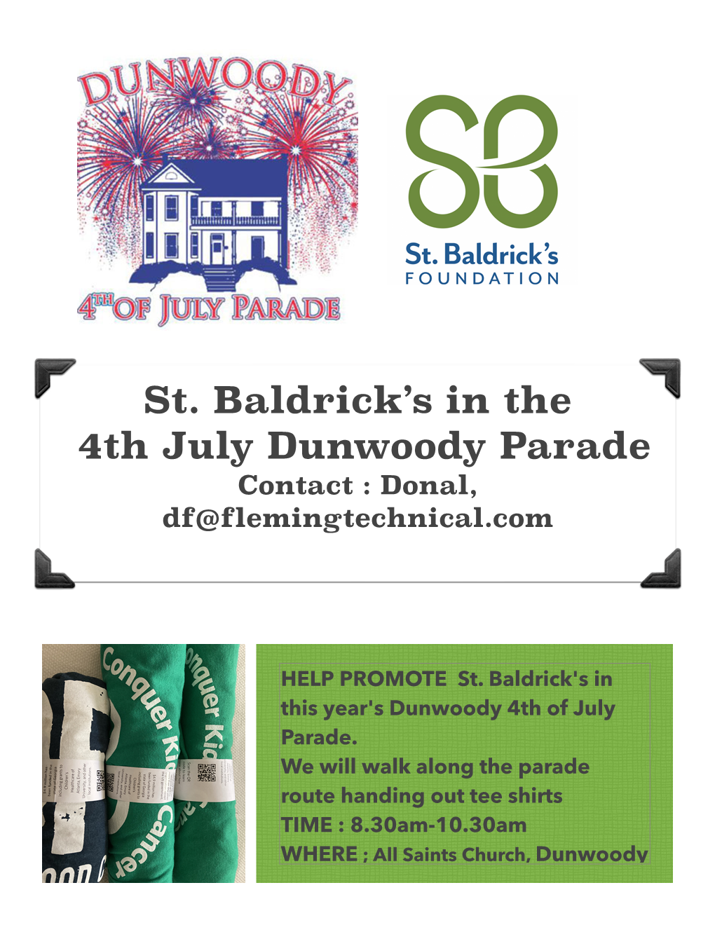 St. Baldrick's in the Dunwoody 4th of July parade The Aha! Connection