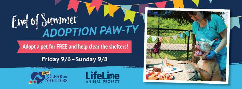 Clear the Shelters Weekend Event