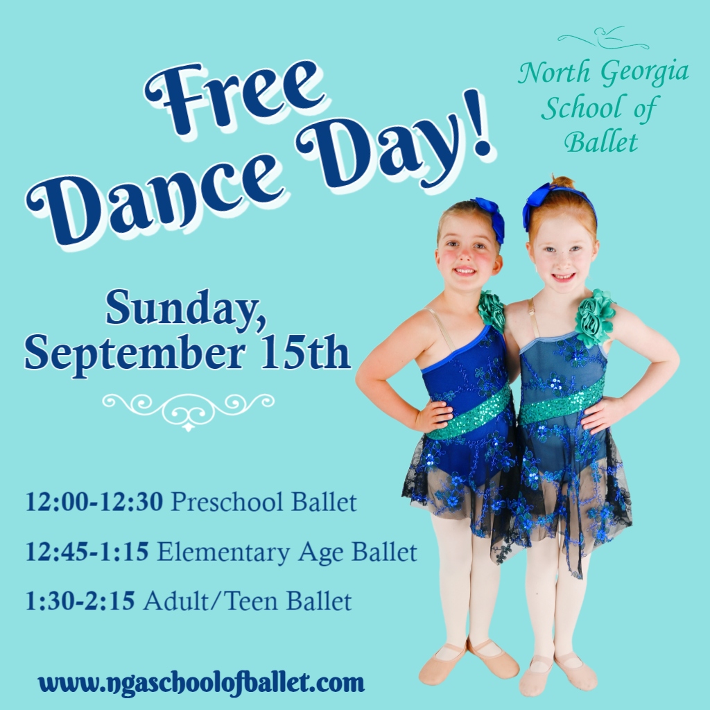 Free Dance Day at North GA School of Ballet in Sandy Springs