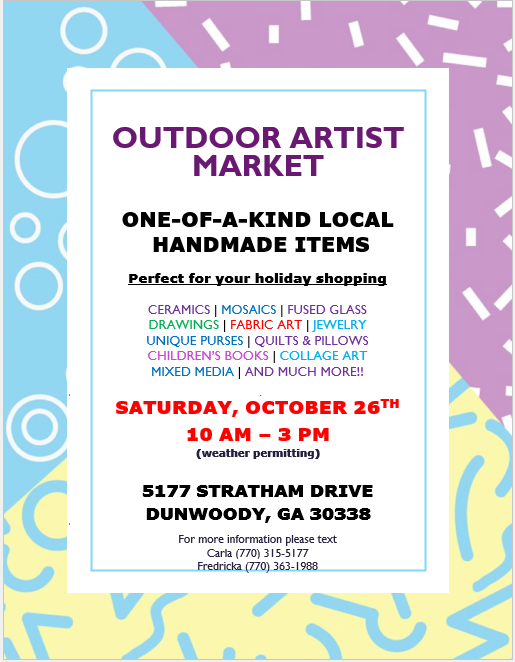 OUTDOOR ARTIST  MARKET