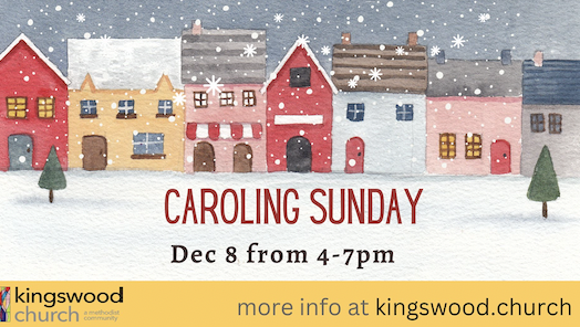 Christmas Caroling st Kingswood Church