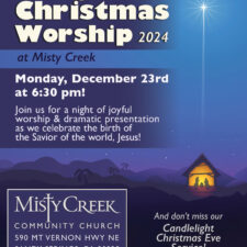 A Night of Christmas Worship at Misty Creek